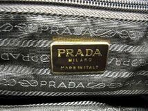 1円 ■美品■ PRADA プラダ B1239Y テスートナイロン キルティング チェーン ショルダーバッグ 肩掛け レディース ブラウン系 CD0207S1_画像6