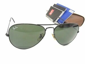 1円 ■美品■ Ray-Ban レイバン RB3025 AVATOR LARGE METAL サングラス メガネ 眼鏡 ブラック系 AT4534