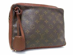 1円 LOUIS VUITTON ルイヴィトン サックスポ183 クラッチバッグ セカンドバッグ レディース メンズ ブラウン系 BH0370