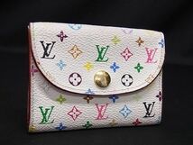 1円 ■美品■ LOUIS VUITTON ルイヴィトン M66560 モノグラムマルチカラー アンヴェロップ カルト ドゥ ヴィジット カードケース AT7044_画像1