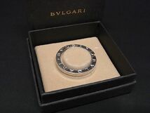 1円 ■美品■ BVLGARI ブルガリブルガリ SV925 キーリング キーホルダー ネックレスチャーム ペンダントトップ シルバー系 AS5759_画像1