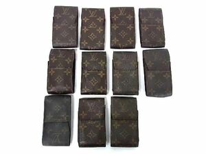 1円 LOUIS VUITTON ルイヴィトン M63024 モノグラム エテュイ シガレットケース マルチケース 煙草ケース 11点セット まとめ売り DA5855