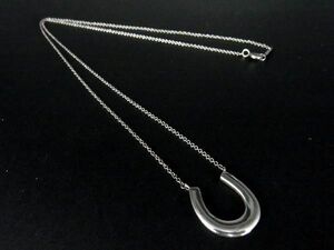 ■美品■ TIFFANY＆Co ティファニー 1837 ホースシュー SV925 ネックレス アクセサリー レディース シルバー系 AU4134