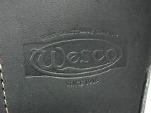 ■極美品■ Wesco ウエスコ ジョブマスター レザー ブーツ サイズ 8 (約26.0cm) 靴 シューズ メンズ ブラック系 AU0347_画像6