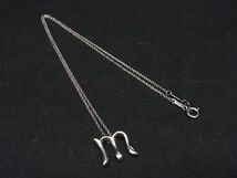 1円 TIFFANY＆Co ティファニー エルサペレッティ レター ｍ SV925 イニシャル ネックレス アクセサリー シルバー系 AQ5215_画像1