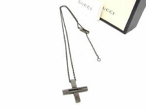 1円 ■美品■ GUCCI グッチ SV925 ネックレス アクセサリー メンズ レディース シルバー系 AT5424