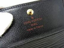 1円 ■美品■ LOUIS VUITTON ルイヴィトン M63302 エピ ラドロー コインケース カードケース 小銭入れ ノワール ブラック系 AU8812_画像5