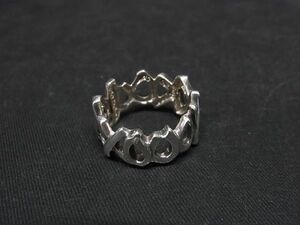 1円 ■美品■ TIFFANY＆Co ティファニー パロマピカソ ラブ&キス SV925 リング 指輪 アクセサリー 約11号 シルバー系 AR5850