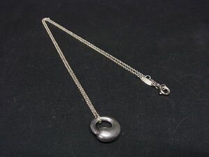 1円 TIFFANY＆Co ティファニー エターナルサークル SV925 ネックレス ペンダント アクセサリー レディース シルバー系 AQ6266