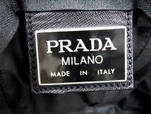 1円 ■美品■ PRADA プラダ テスートナイロン ハンドバッグ ボストンバッグ トラベルバッグ 旅行かばん ブラック系 AU6151_画像6