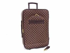 1円 LOUIS VUITTON ルイヴィトン N23294 ダミエ ペガス55 2輪 キャリーケース キャリーバッグ スーツケース ブラウン系 AW1370