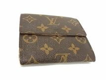 1円 LOUIS VUITTON ルイヴィトン M61652 モノグラム ポルトモネ ビエ カルトクレディ 三つ折り 財布 ウォレット ブラウン系 DA5939_画像2