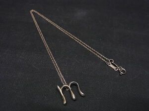 TIFFANY＆Co ティファニー エルサペレッティ レター ｍ イニシャル ネックレス ペンダント アクセサリー シルバー系 AR2912