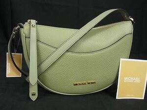 ■新品■未使用■ MICHAEL KORS マイケルコース レザー クロスボディ ショルダーバッグ レディース グリーン系 BG6619