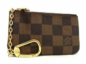 1円■新品■未使用■ LOUIS VUITTON ルイヴィトン N62658 ダミエ ポシェット クレ コインケース コインパース 小銭入れ ブラウン系 AX0192