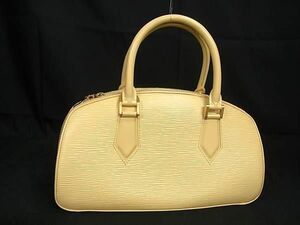 1円 ■美品■ LOUIS VUITTON ルイヴィトン M5208A エピ ジャスミン ハンドバッグ トートバッグ レディース ヴァニーユ クリーム系 AT7503