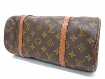 1円 LOUIS VUITTON ルイヴィトン M51365 モノグラム パピヨン30 ポーチ付き 円筒型 ハンドバッグ トート レディース ブラウン系 BG6948_画像4