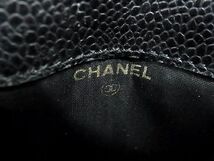 1円 ■美品■ CHANEL シャネル ココマーク キャビアスキン シガレットケース 煙草ケース レディース メンズ ブラック系 AW1250_画像5