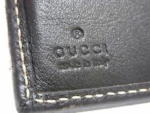 1円 ■美品■ GUCCI グッチ 203549 GG柄 GGキャンバス×レザー Wホック 二つ折り 財布 ウォレット 小銭入れ 札入れ ブラウン系 AT9339_画像5