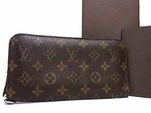 1円 LOUIS VUITTON ルイヴィトン M60042 モノグラム ポルトフォイユ アンソリット 二つ折り 長財布 ウォレット ブラウン系 AW1209