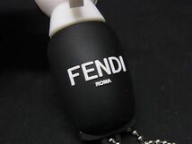 ■新品■未使用■ FENDI フェンディ カールラガーフェルド ラバー USBメモリー キーホルダー ブラック系×ピンク系 AU8052_画像4