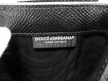 ■新品■未使用■ DOLCE＆GABBANA ドルチェ&ガッバーナ レザー 三つ折り 財布 ウォレット レディース メンズ ブラック系 BH0165_画像6