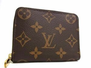 ■新品■未使用■ LOUIS VUITTON ルイヴィトン M60067 モノグラム ジッピー コインパース コインケース カード入れ ブラウン系 AY0319