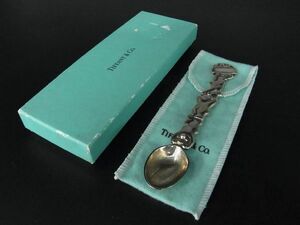 1円 TIFFANY＆Co ティファニー SV925 ベビースプーン カトラリー 食器 テーブルウェア シルバー系 BI0749