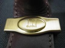 1円 ■極美品■ dunhill ダンヒル PVC×レザー ハンドバッグ ボストンバッグ トラベルバッグ レディース メンズ ダークグレー系 BE8993_画像6