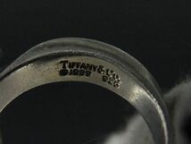 1円 ■美品■ TIFFANY＆Co ティファニー ナイフエッジリング SV925 リング 指輪 アクセサリー 約19号 メンズ レディース シルバー系 BI0534_画像3