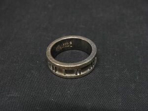 1円 TIFFANY＆Co ティファニー アトラス SV925 リング 指輪 アクセサリー 約8号 レディース メンズ シルバー系 AQ6576