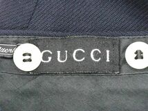 1円 GUCCI グッチ セットアップ スーツ ジャケット パンツ ボトムス 洋服 メンズ ネイビー系 AT7085_画像9