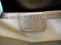 1円 ■美品■ CELINE セリーヌ マカダム PVC×レザー クラッチバッグ セカンドバッグ レディース メンズ ブラウン系 AS6160_画像5