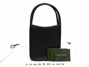 ■新品■未使用■ LONGCHAMP ロンシャン ルフローネXS レザー ハンドバッグ ミニバッグ レディース ブラック系 AS6047