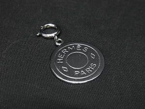 1円 ■美品■ HERMES エルメス セリエ ペンダントトップ ネックレストップ チャーム アクセサリー レディース シルバー系 AU7126