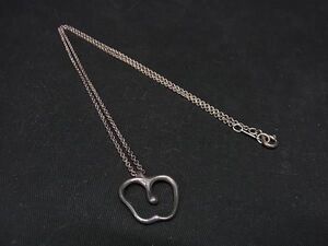 1円 TIFFANY＆Co ティファニー エルサペレッティ アップル SV925 ネックレス アクセサリー シルバー系 AQ6146