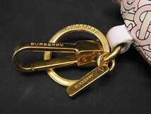 1円 ■美品■ BURBERRY バーバリー クマ くま キーホルダー キーリング バッグチャーム レディース ベージュ系 AT5806_画像3