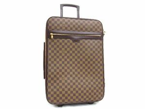 1円 LOUIS VUITTON ルイヴィトン N23294 ダミエ ペガス55 2輪 キャリーケース キャリーバッグ スーツケース 旅行かばん ブラウン系 CC1513