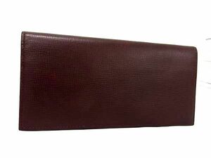 # new goods # unused # GOLD PFEIL Gold-Pfeil leather folding in half long wallet wallet men's lady's bordeaux series AU7725