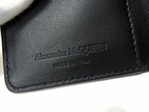 ■新品■未使用■ ALEXANDER McQUEEN アレキサンダー マックイーン レザー カードケース カード入れ 名刺入れ ブラック系 AX0383_画像5