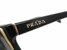 1円 PRADA プラダ SPR01O 55□17 1AB-3M1 140 2N サングラス メガネ 眼鏡 レディース ブラック系 AS9055_画像3