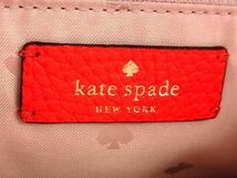 1円 ■極美品■ kate spade ケイトスペード WKR00335 レザー ２WAY ハンドバッグ ショルダー クロスボディ レディース レッド系 AS5963_画像6