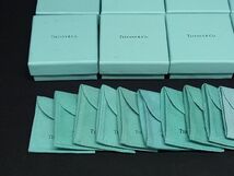 1円 ■新品■未使用〜■ TIFFANY＆Co ティファニー ボックス 箱 保存袋 アクセサリーケース 小物入れ 15点セット まとめ売り DA5879_画像4