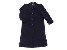 1円 ■極美品■ カシミヤ100％ クング カシミヤ100％ ロングコート アウター 上着 洋服 レディース ブラック系 BG6728_画像1