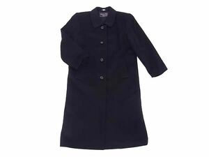 1円 ■極美品■ カシミヤ100％ クング カシミヤ100％ ロングコート アウター 上着 洋服 レディース ブラック系 BG6728