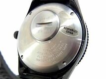 1円 ■稼働品■美品■ TIMEX タイメックス TW2U61600 SS クオーツ 5気圧防水 腕時計 ウォッチ メンズ レディース ブラック系 CB1778_画像4