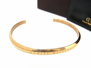 ■極美品■ Daniel Wellington ダニエル ウェリントン バングル ブレスレット アクセサリー レディース ピンクゴールド系 DD4299