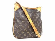 1円 ■美品■ LOUIS VUITTON ルイヴィトン M56390 モノグラム オデオンPM ショルダーバッグ クロスボディ レディース ブラウン系 CB1831_画像1