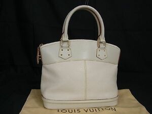 1円 ■美品■ LOUIS VUITTON ルイヴィトン M91887 スハリ ロックイットPM ハンドバッグ トートバッグ レディース アイボリー系 AU0327S2