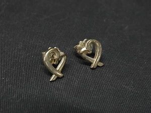 1円 TIFFANY＆Co ティファニー パロマピカソ ラビングハート SV925 ピアス アクセサリー レディース シルバー系 BE9873